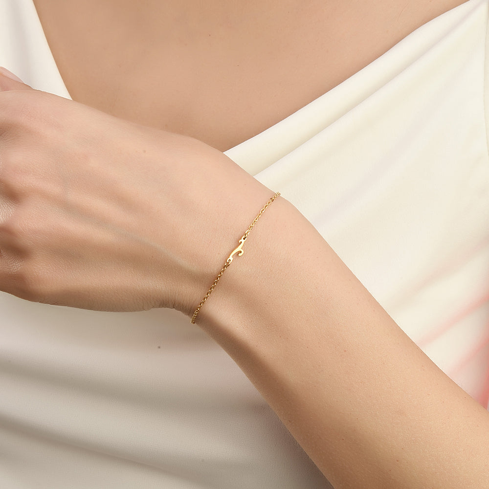 Pfer Letter-Y Armband Gold