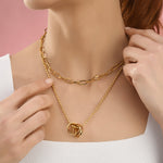 Icgen Halskette Gold