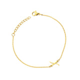 Pfer Letter-X Armband Gold