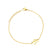 Pfer Letter-E Armband Gold