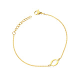 Pfer Letter-O Armband Gold
