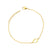 Pfer Letter-O Armband Gold