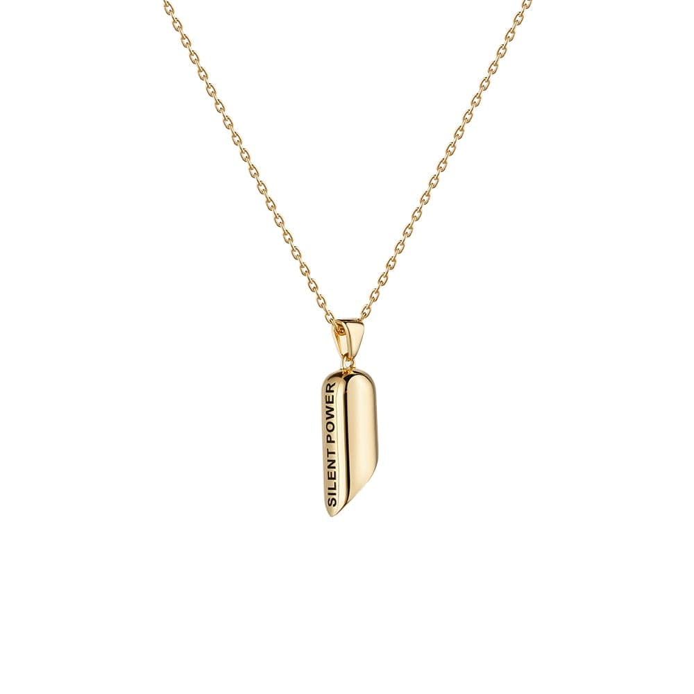SILENT POWER Shroud Halskette Gold