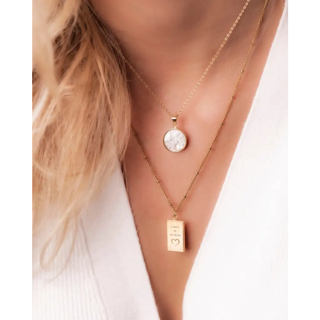 'ALWAYS IN MY HEART' necklace