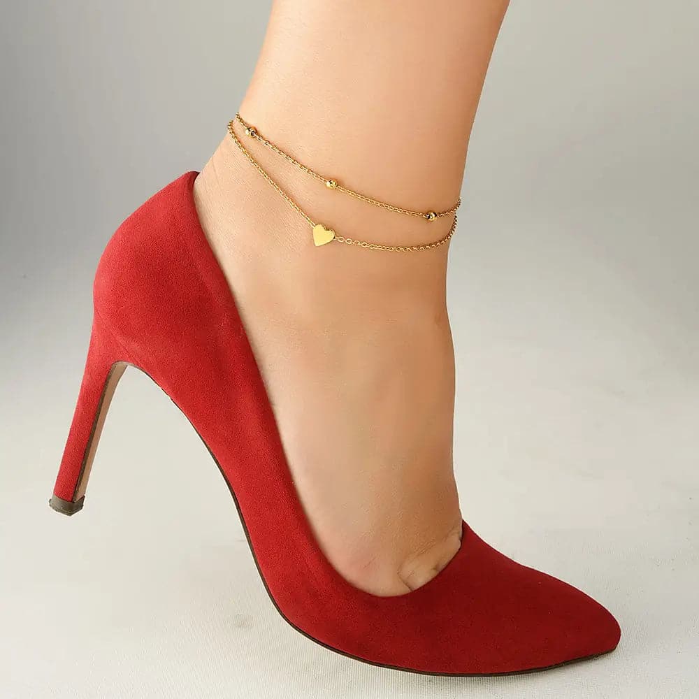 Asset Fußkette Gold