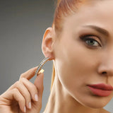 Bicoler Ohrringe Gold