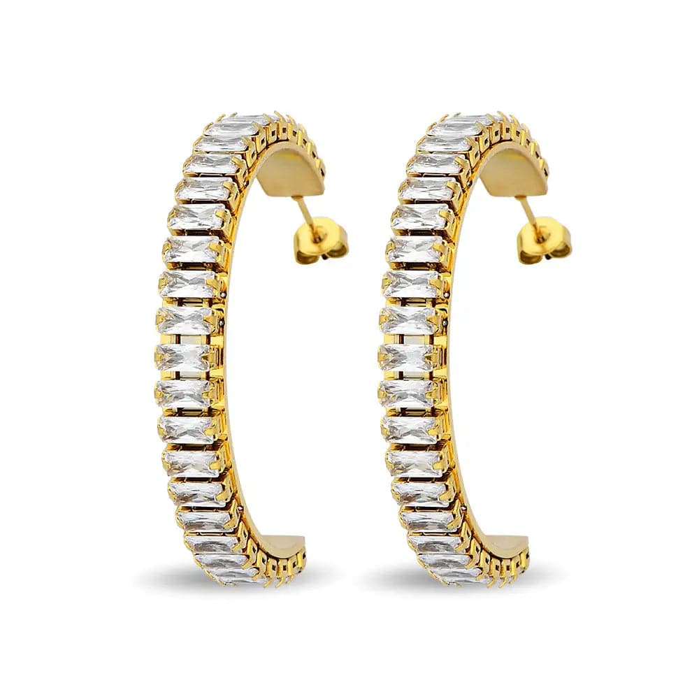 Bicoler Ohrringe Gold
