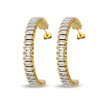 Bicoler Ohrringe Gold