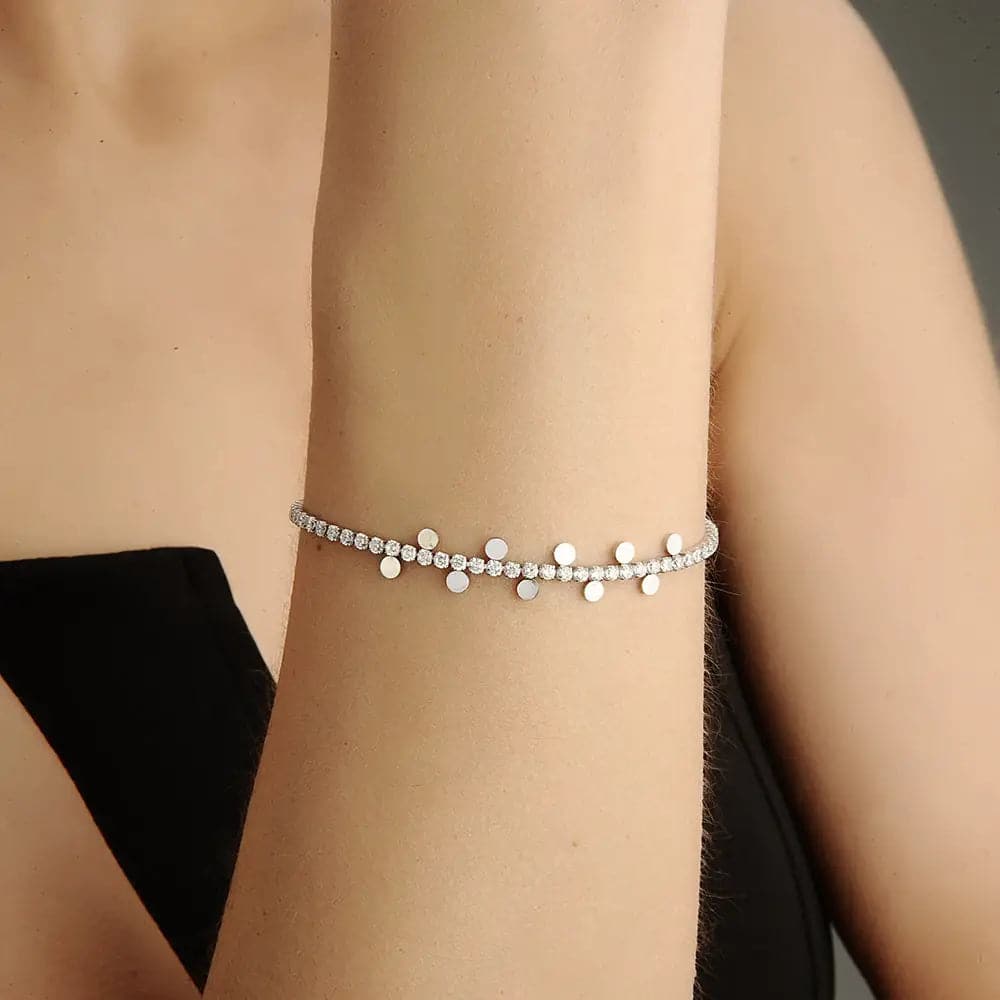 Crunder Armband Weiß
