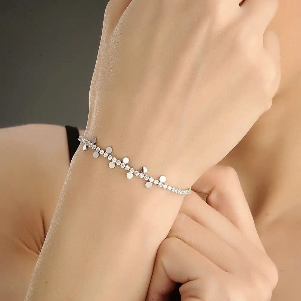 Crunder Armband Weiß