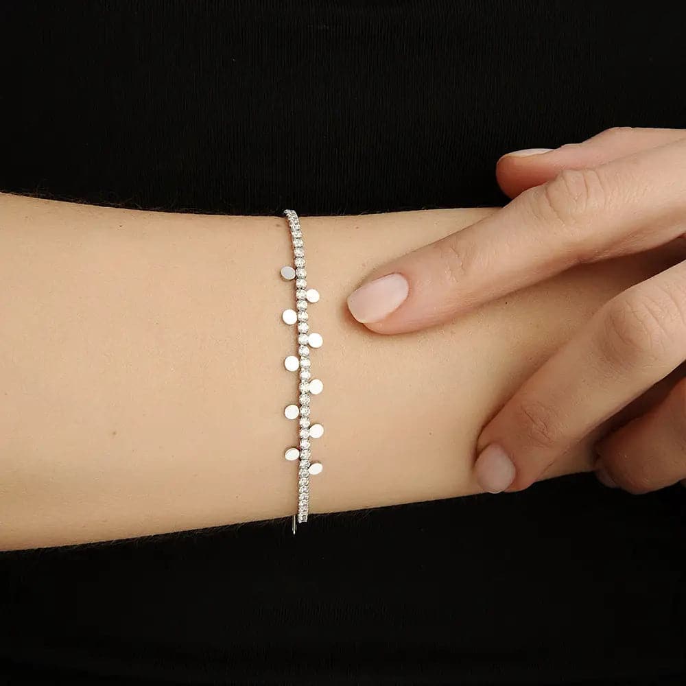 Crunder Armband Weiß