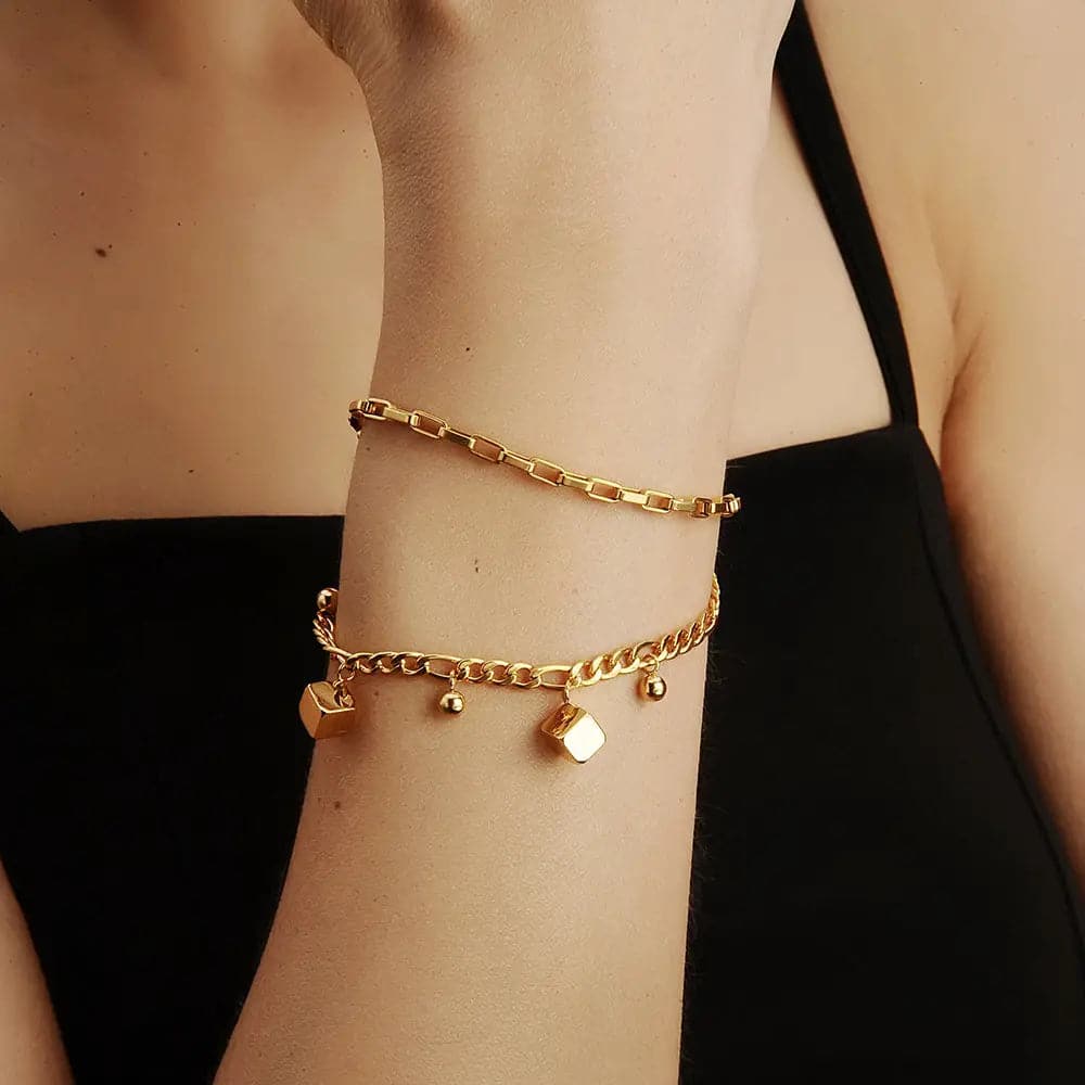 Crunge Armband Gold