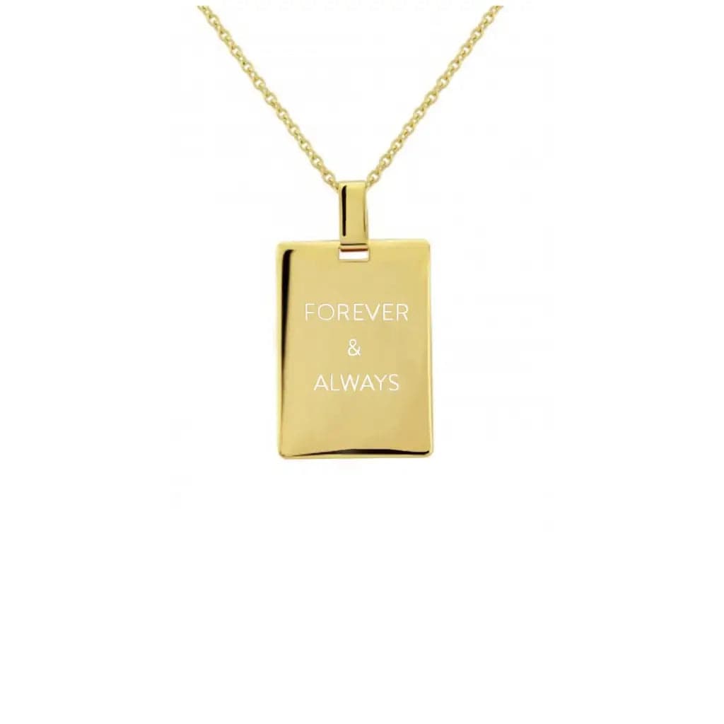 FOREVER & ALWAYS Necklace 925 Sterling Silver