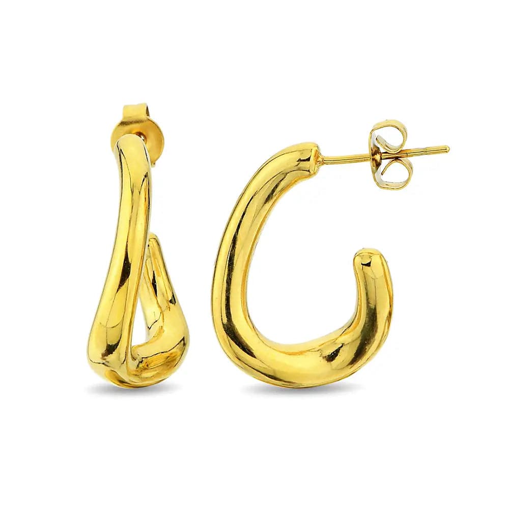 Hectic Ohrringe Gold