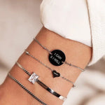 'I LOVE YOU' heart bracelet