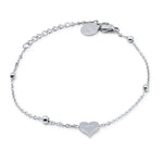 'I LOVE YOU' heart bracelet