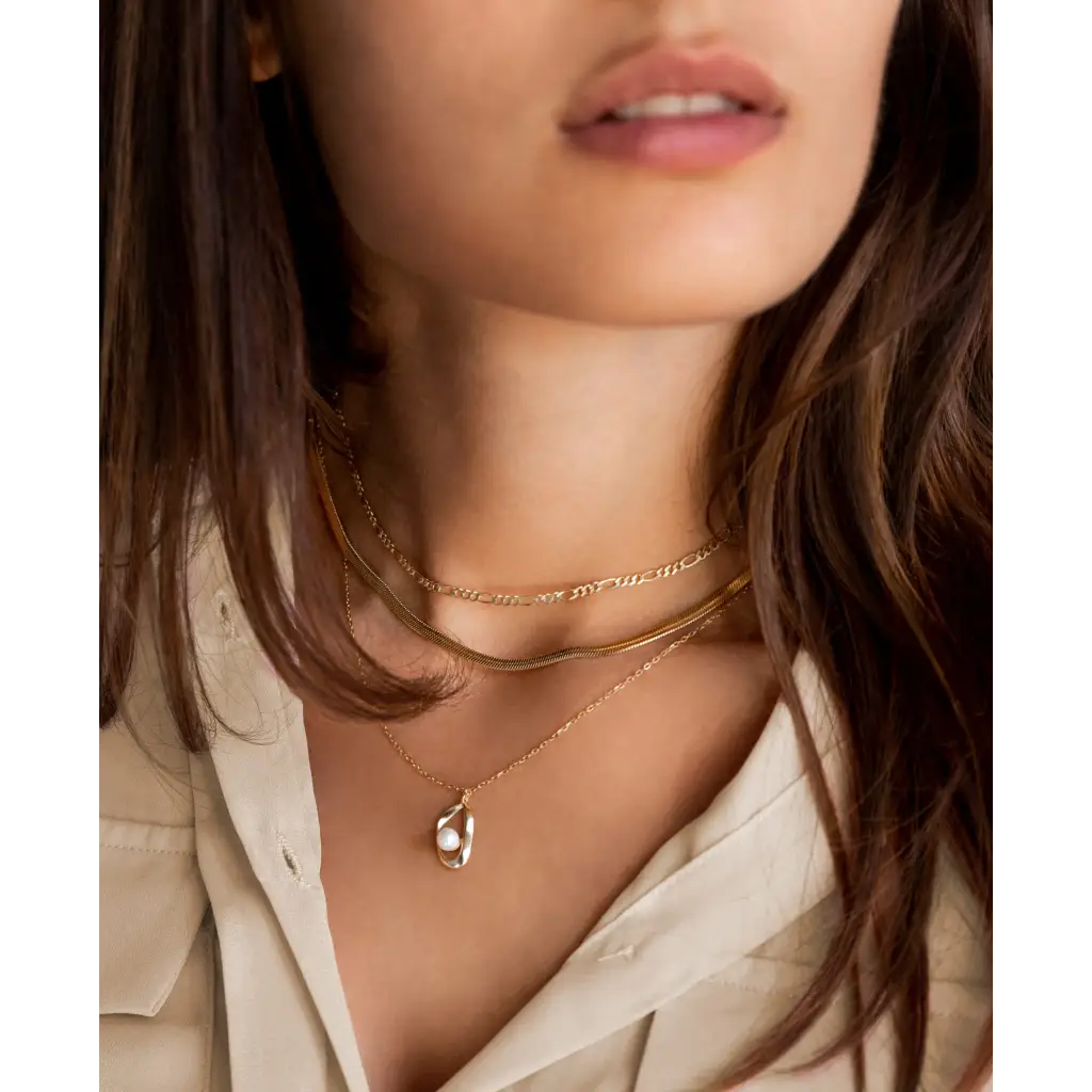 Irregular Gold Necklace
