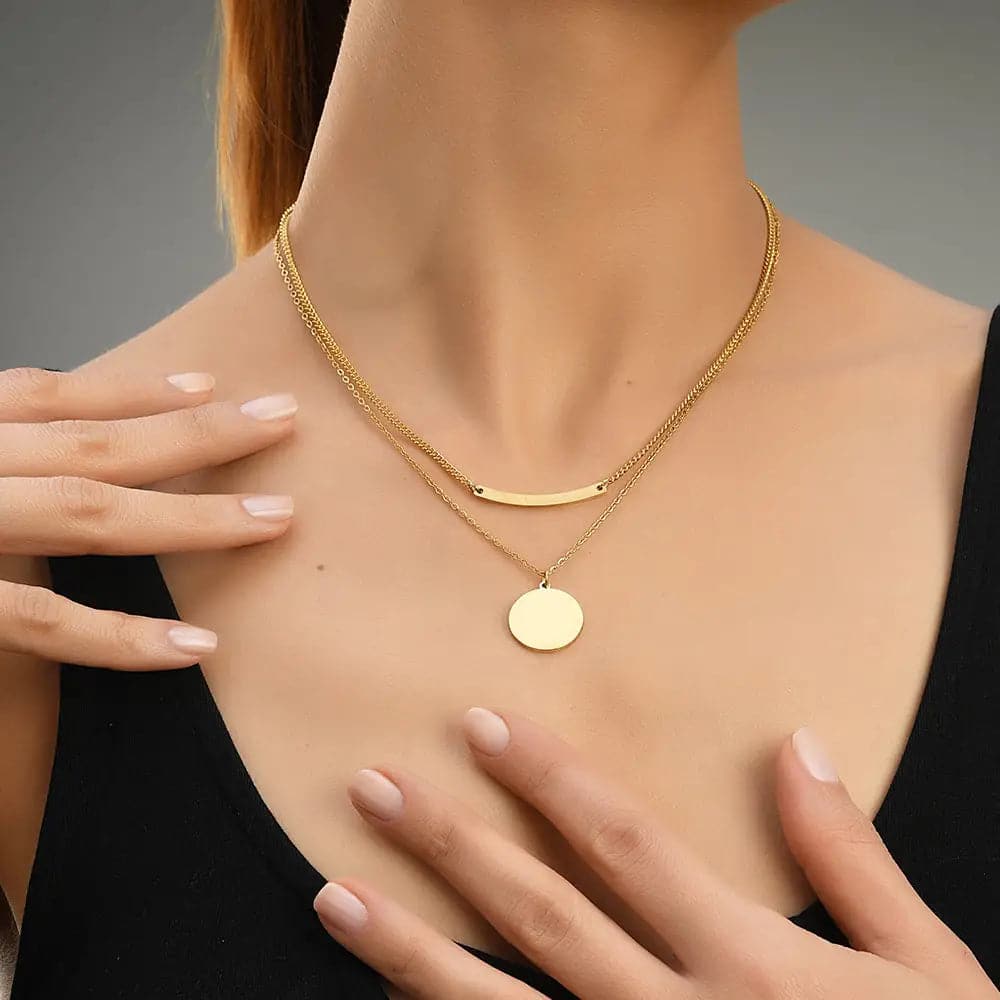 Kloo Halskette Gold