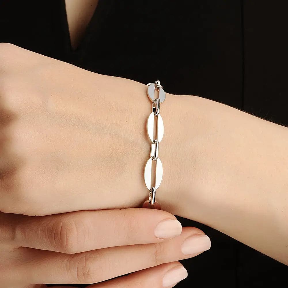 Lameal Armband Weiß