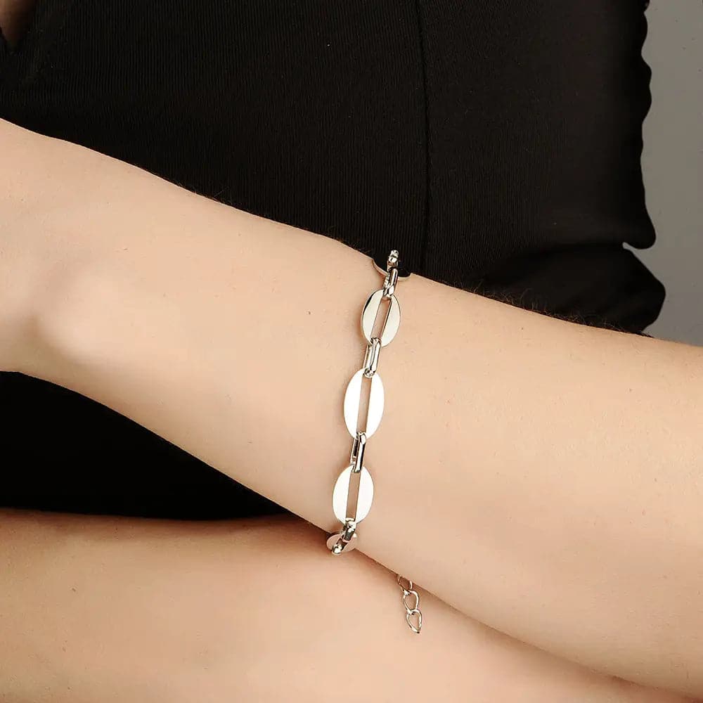 Lameal Armband Weiß