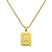 Lost Letter-A Halskette Gold