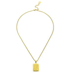 Lost Letter-C Halskette Gold