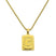 Lost Letter-C Halskette Gold