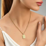 Lost Letter-D Halskette Gold