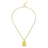 Lost Letter-D Halskette Gold
