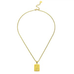 Lost Letter-E Halskette Gold