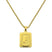 Lost Letter-F Halskette Gold