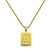 Lost Letter-H Halskette Gold