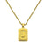 Lost Letter-J Halskette Gold