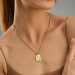 Lost Letter-K Halskette Gold