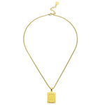 Lost Letter-K Halskette Gold