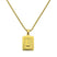 Lost Letter-L Halskette Gold