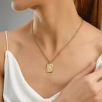 Lost Letter-L Halskette Gold