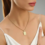 Lost Letter-L Halskette Gold