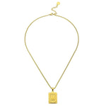 Lost Letter-M Halskette Gold