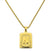 Lost Letter-N Halskette Gold
