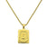 Lost Letter-O Halskette Gold