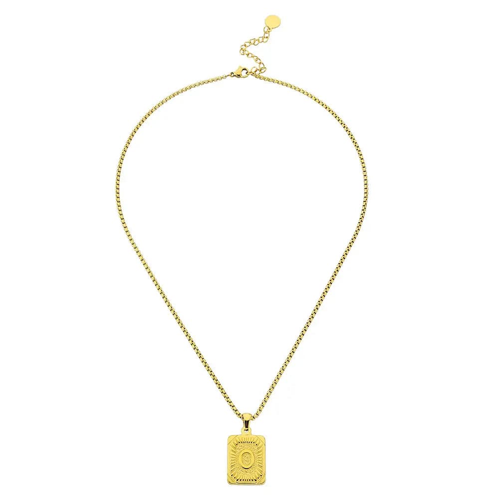 Lost Letter-O Halskette Gold