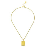 Lost Letter-O Halskette Gold