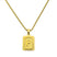 Lost Letter-P Halskette Gold