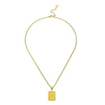 Lost Letter-P Halskette Gold