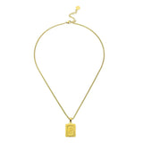 Lost Letter-P Halskette Gold
