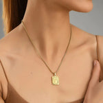 Lost Letter-P Halskette Gold