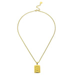 Lost Letter-Q Halskette Gold