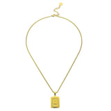 Lost Letter-Q Halskette Gold