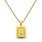 Lost Letter-Q Halskette Gold
